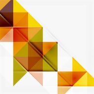 Abstract geometric background Modern overlapping triangles N594