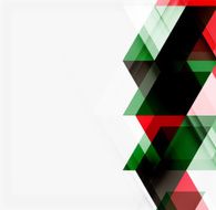 Abstract geometric background Modern overlapping triangles N604