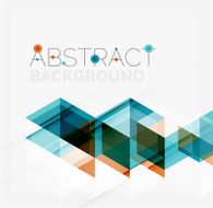 Abstract geometric background Modern overlapping triangles N610