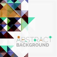 Abstract geometric background Modern overlapping triangles N619