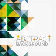 Abstract geometric background Modern overlapping triangles N622