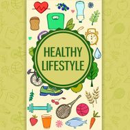 Heathy lifestyle template