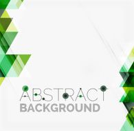 Abstract geometric background Modern overlapping triangles N632