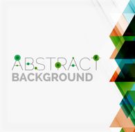 Abstract geometric background Modern overlapping triangles N637