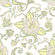 vintage elegant floral pattern background