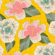 lovely flowers seamless background N2