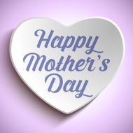 Happy Mother Day Heart Background