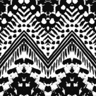 Hand drawn painted seamless pattern Vector illustration N71