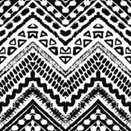 Hand drawn painted seamless pattern Vector illustration N73