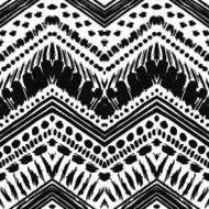 Hand drawn painted seamless pattern Vector illustration N74