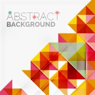 Abstract geometric background Modern overlapping triangles N649