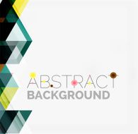 Abstract geometric background Modern overlapping triangles N655