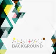 Abstract geometric background Modern overlapping triangles N656