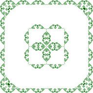 ornamental vector frame with Center