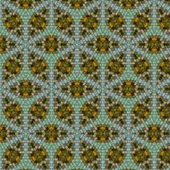 Lace floral ethnic ornament seamless pattern N15
