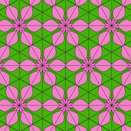 Lace floral ethnic ornament seamless pattern N20