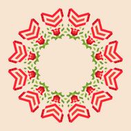Circular geometric background N21