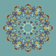 Circular geometric background N22