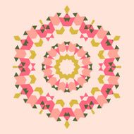 Circular geometric background N24