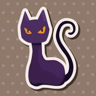 evil cat theme elements N6