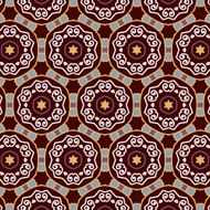 Lace floral ethnic ornament seamless pattern N27