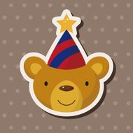animal bear cartoon theme elements N23