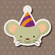 animal mouse cartoon theme elements N27