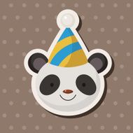 animal panda cartoon theme elements N20