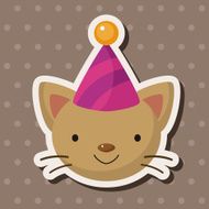 animal cat cartoon theme elements N25