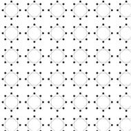 Vector Abstract Black and White Pattern