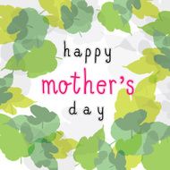 happy mother day square card