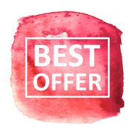 Vector watercolor N309