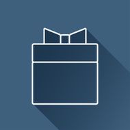 Vector present icon Eps10