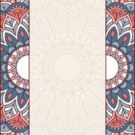 Floral oriental pattern N35