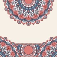 Floral oriental pattern N37