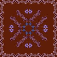 ornamental vector frame N7