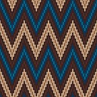 Traditional Fair Isle Pattern Seamless Knitting Ornament N23