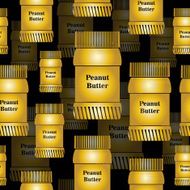 Bank peanut butter seamless vector background N2