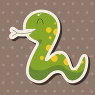 animal snake cartoon theme elements N9