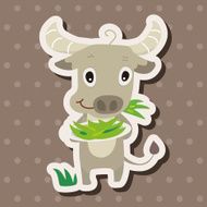 animal cattle cartoon theme elements N3