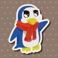 animal penguin cartoon theme elements N14
