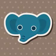 animal elephant cartoon theme elements N26