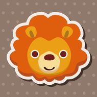 animal lion cartoon theme elements N19
