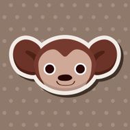 animal monkey cartoon theme elements N28