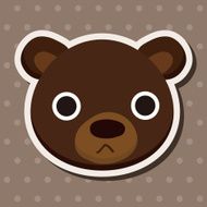 animal bear cartoon theme elements N25