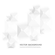 Vector Abstract geometric shape from gray cubes N75