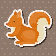 animal squirrel cartoon theme elements N15
