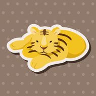 animal tiger cartoon theme elements N28