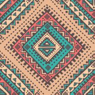 Tribal Mexican vintage ethnic seamless pattern N58