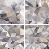 Set of Abstract Triangle Backgrounds N3